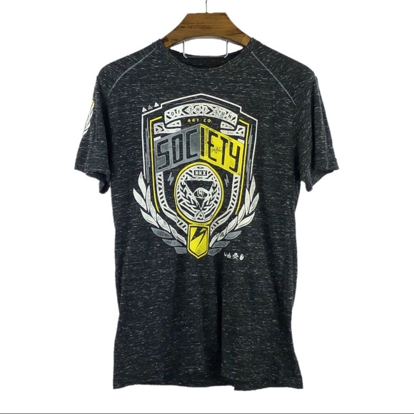 Buckle Other - SOCIETY | Black Marled Graphic T-Shirt